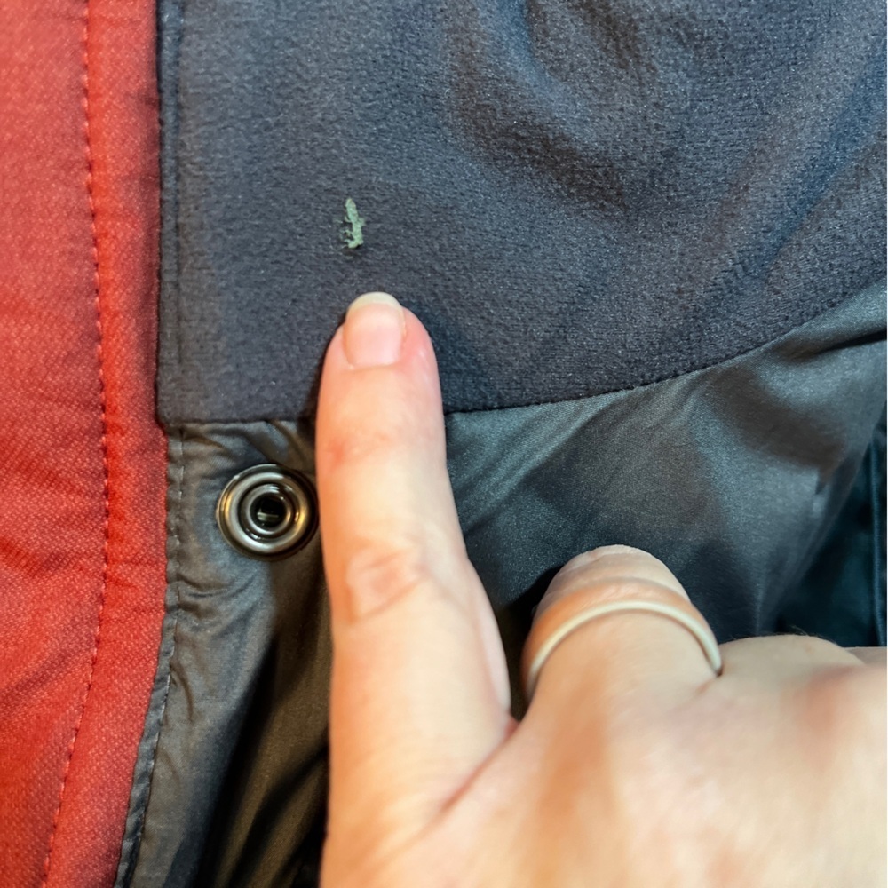 Columbia Men's Small Rust and Blue Puffer Vest Preppy Transitional Outdoor - Picture 12 of 16